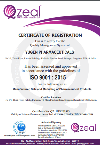ISO Certificate